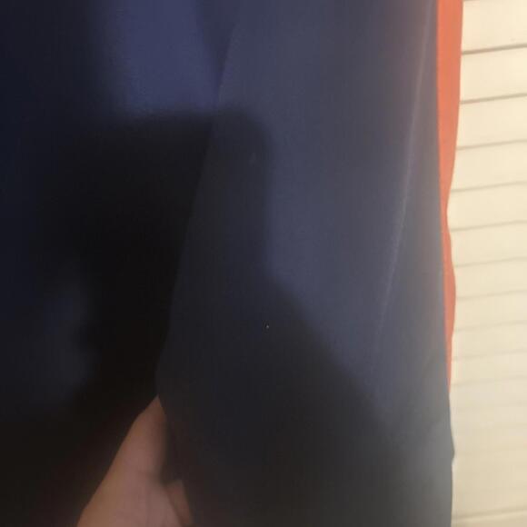 Nike Jacket Mens XL Blue Orange Syracuse Warm Up Side Zip Basketball On Court - Picture 10 of 10